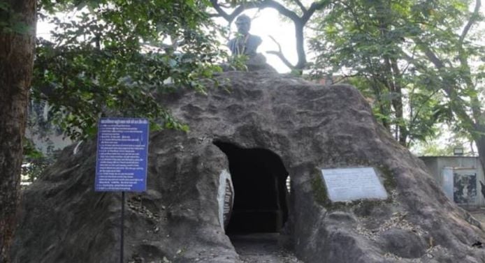 The Vasudev Balwant Phadke Smarak near Sangam bridge where he was imprisoned and tried by the British Government