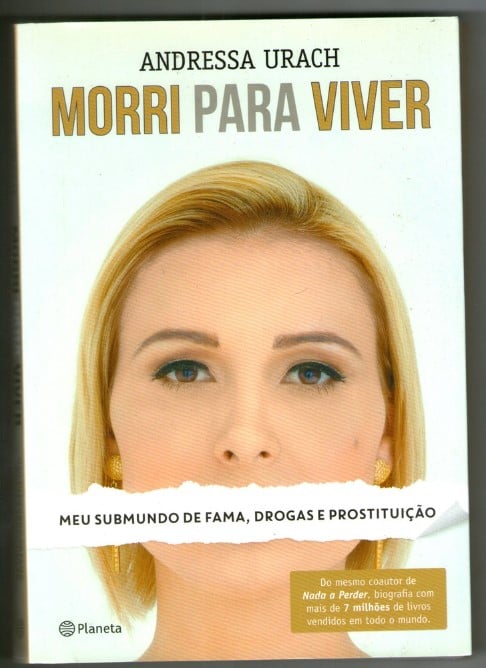 The cover of the book Morri para Viver (I died so I could live)