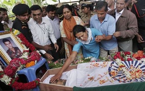 The last rites of Major Sandeep Unnikrishnan