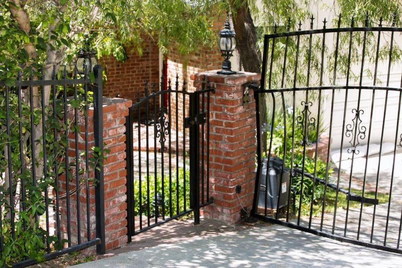 The gate at Anton Yelchin