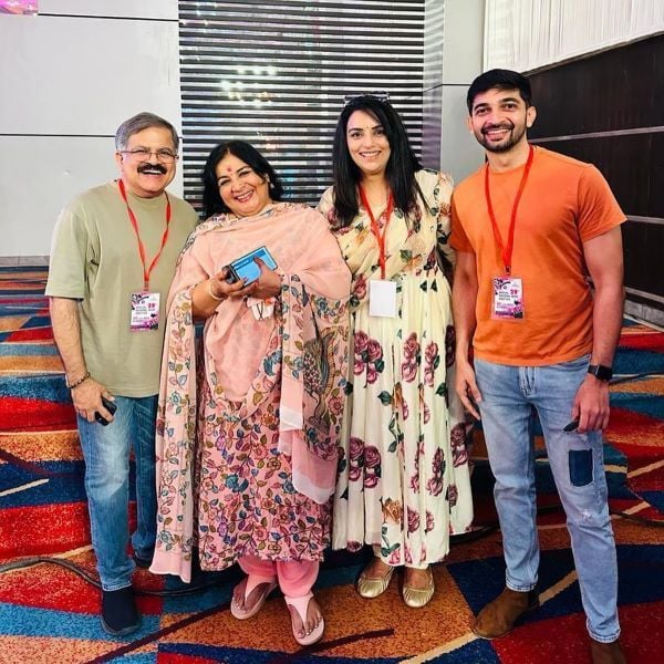 The old and the new cast of the film Rathinirvedam