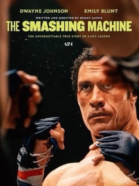 The poster of biopic The Smashing Machine (2025)