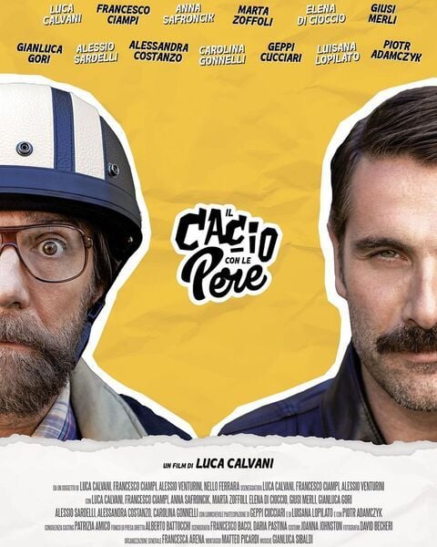 The poster of the Italian comedy film titled 