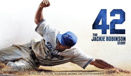 The poster of the film 42
