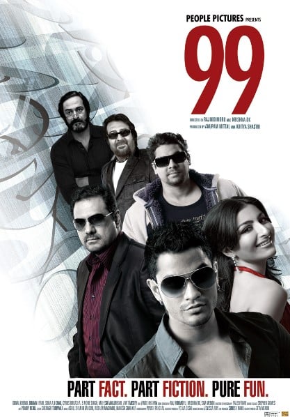 The poster of the film 99 (2009)