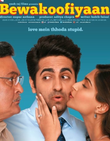 The poster of the film Bewakoofiyaan