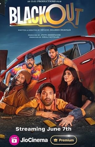 The poster of the film Blackout (2024)