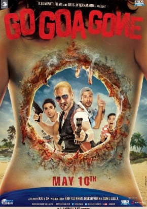 The poster of the film Go Goa Gone (2013)