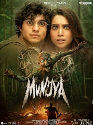 The poster of the film Munjya
