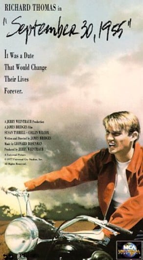 The poster of the film September 30, 1955