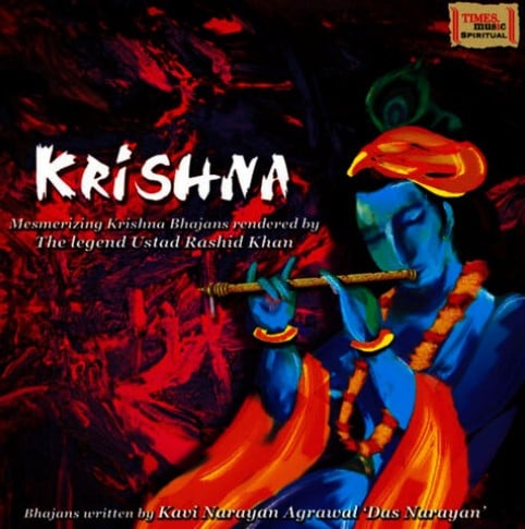 The poster of the music album Krishna - Ustad Rashid Khan (2013)