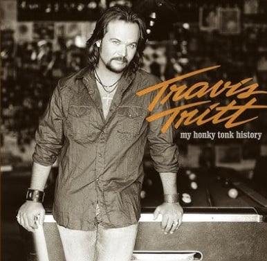 The poster of the music album My Honky Tonk History by Travis Tritt