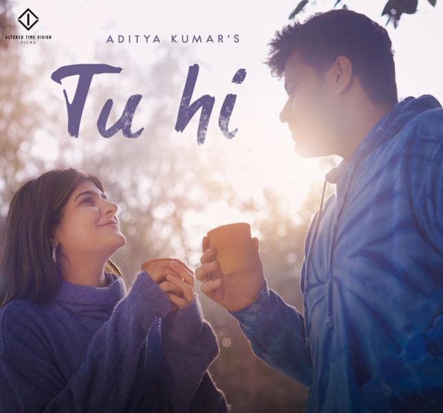 The poster of the music video of the song titled 