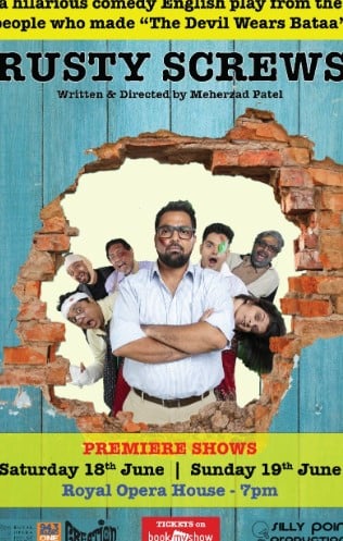 The poster of the play Rusty Screws