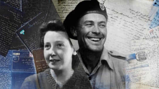 The poster of the show Letters of Love in WW2