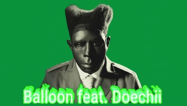 The poster of the song Balloon by Tyler