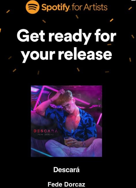 The poster of the song Descará