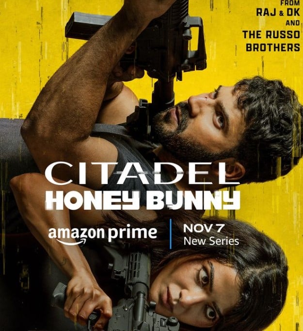 The poster of the web series Citadel Honey Bunny