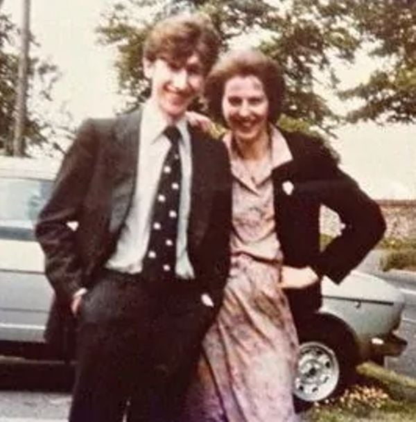 Theresa May and Philip during their Oxford days