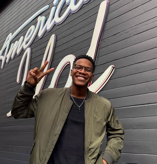 Thunderstorm Artis during a performance at the American Idol Season 23