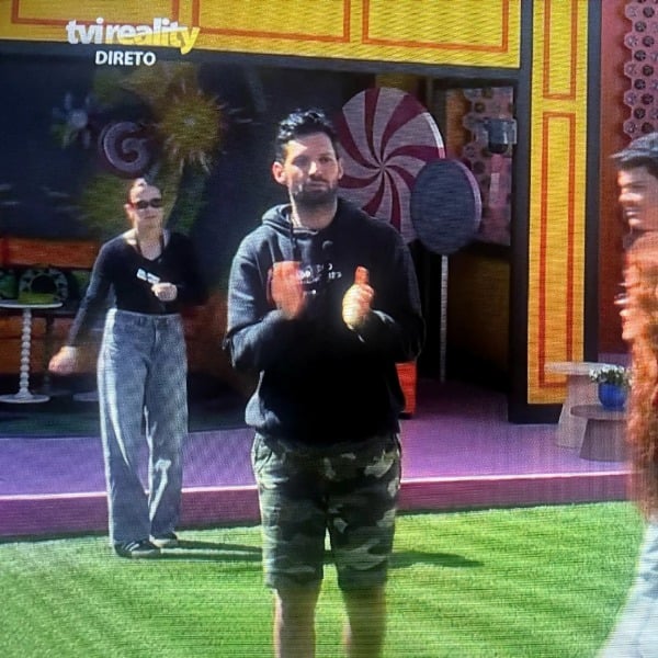 Tiago Rodrigues in a still from the show Big Brother