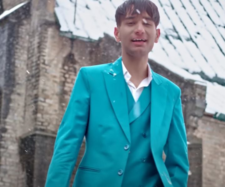 Tiger Halwara in a still from the music video 