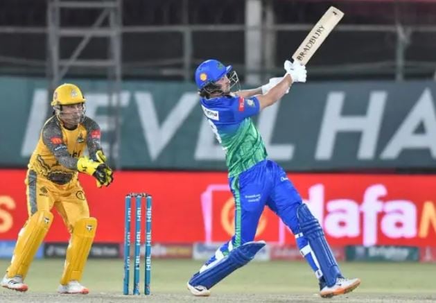 Tim David playing a PSL match for Multan Sultans