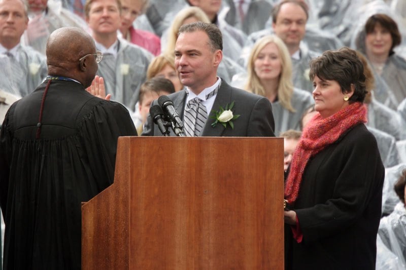 Time Kaine as Governor of Virginia