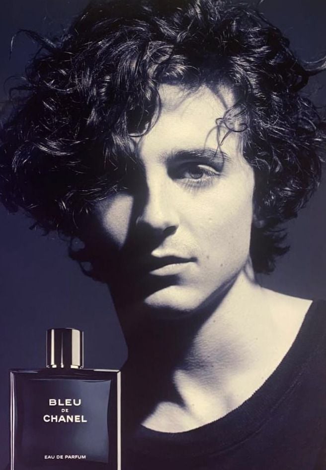 Timothée Chalamet as the face of Chanel