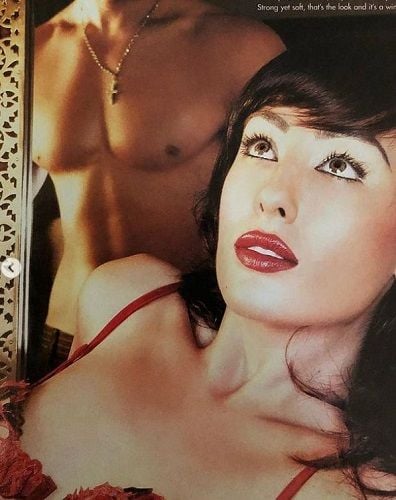 Tina Thadani modelling for Elle India