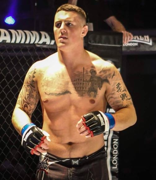 Tom Aspinall during early years as a MMA fighter