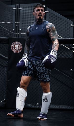 Tom Aspinall preparing for a UFC Fight