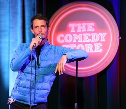 Tony Hinchcliffe while speaking at the show The Comedy Store