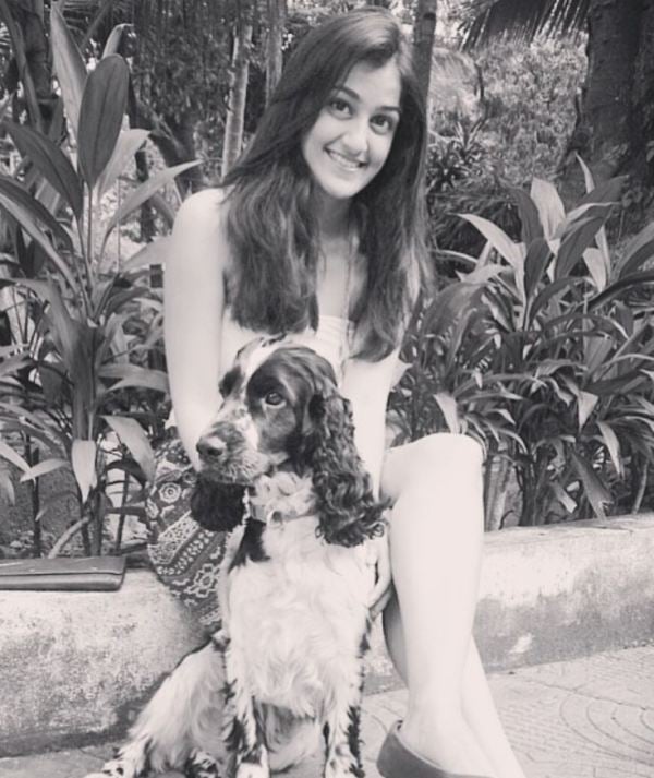 Tracy Alison with her pet dog Oreo