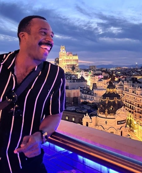 Tramell Tillman during a trip