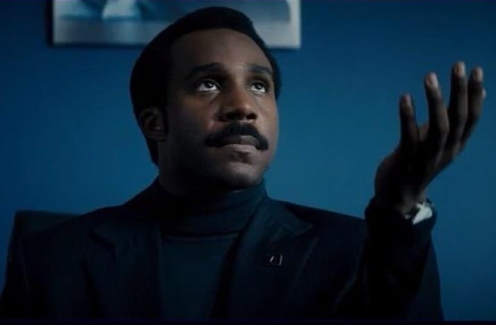 Tramell Tillman in a still from the sci-fi thriller series Severance