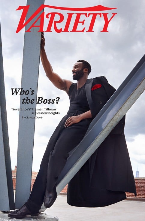 Tramell Tillman on the cover of a magazine