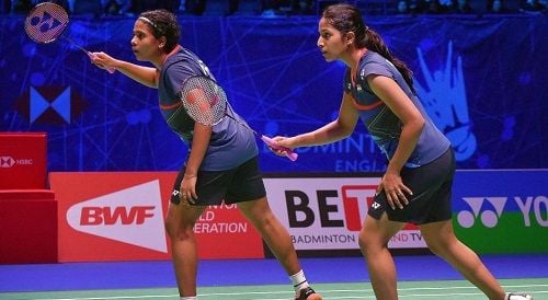 Treesa Jolly with Gayatri Gopichand