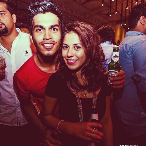 Trevon Dias in a party