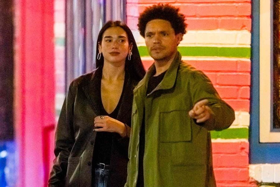 Trevor Noah with Dua Lipa