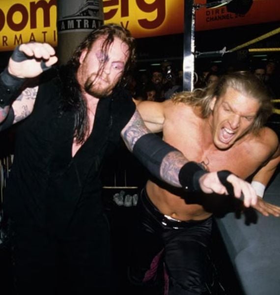 Triple H in his first match against The Undertaker in 1996