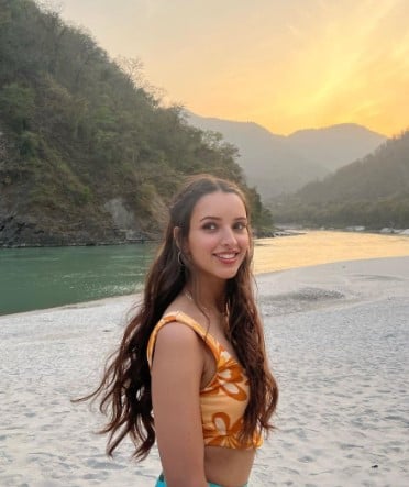 Tripti Dimri during a vacation