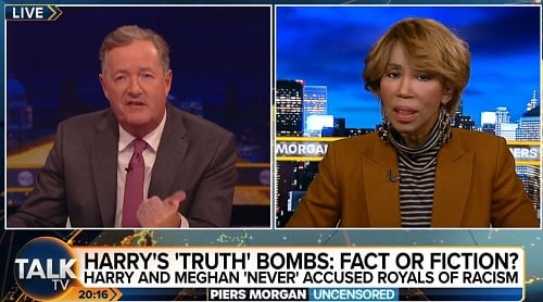 Trisha Goddard in Piers Morgan Uncensored