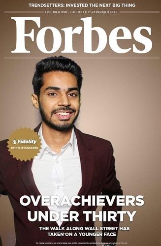Trishneet Arora featured on the cover of Forbes magazine