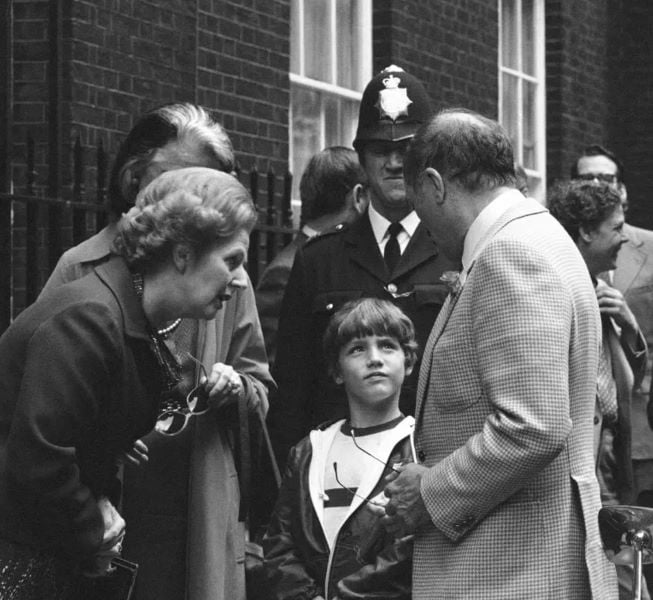 Trudeau with his father and mother when he was a child