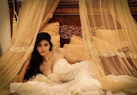 Trupti Toradmal during a modelling shoot