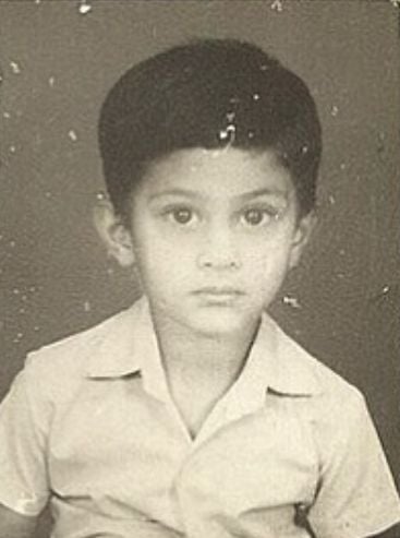 Tushar Pandey in Childhood