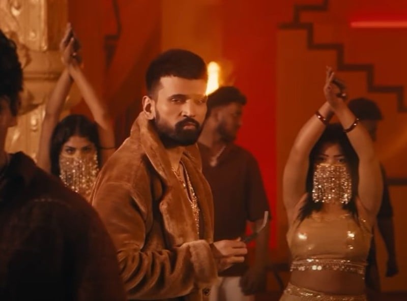 Uchana Amit in a still from the song Bairan Begani (2024)