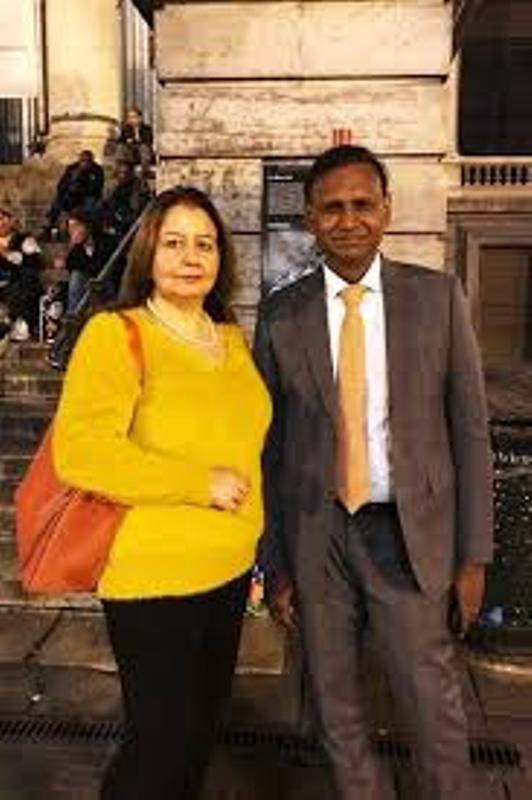 Udit Raj with Seema Raj