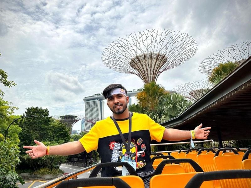 Ujjwal Chaurasia in Singapore